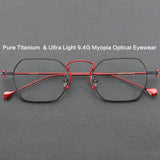 Inays Titanium Square Glasses Frame