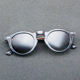 Weii Vintage Acetate Round Polarized Sunglasses