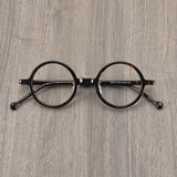 Yasser Retro Round Acetate Glasses Frame