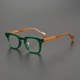 Dave Vintage Acetate Rectangle Glasses Frame