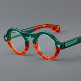 Claus Retro Round Acetate Glasses Frame