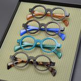 Peh Vintage Acetate Round Glasses Frame