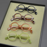 Allen Vintage Acetate Round Glasses Frame