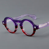 Claus Retro Round Acetate Glasses Frame