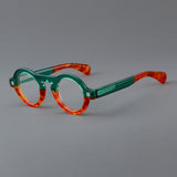 Claus Retro Round Acetate Glasses Frame