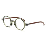 Yuki TR90 Vintage Round  Eyeglasses Frame