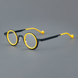 Paz Titanium Round Glasses Frame