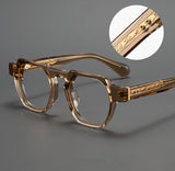 Vianet Vintage Acetate Rectangle Glasses Frame