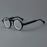 Keri Acetate Round Retro Glasses Frame