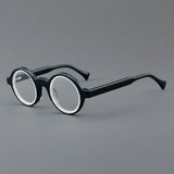 Prof Retro Round Acetate Glasses Frame