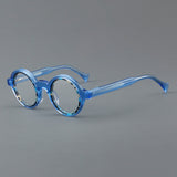 Prof Retro Round Acetate Glasses Frame