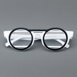 Rocha Acetate Round Retro Glasses Frame