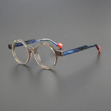 Olena Retro Round Acetate Frame