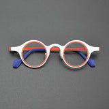 Fadi Titanium Round Glasses Frame