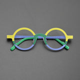 Min Titanium Round Glasses Frame