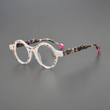 Olena Retro Round Acetate Frame