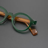 Joao Vintage Acetate Round Glasses Frame