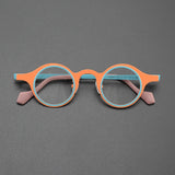 Fadi Titanium Round Glasses Frame