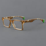 Ruth Vintage Square Acetate Glasses Frame