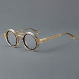 Keri Acetate Round Retro Glasses Frame