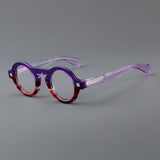 Claus Retro Round Acetate Glasses Frame