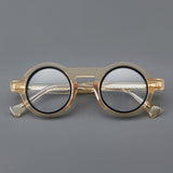 Keri Acetate Round Retro Glasses Frame