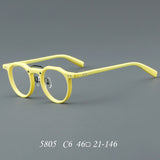 Ron Retro Round Acetate Glasses Frame