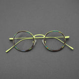 Hollis Retro Round Titanium Glasses Frame