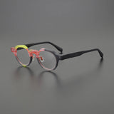 Scott Acetate Round Retro Glasses Frame