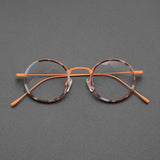 Hollis Retro Round Titanium Glasses Frame