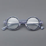 Prof Retro Round Acetate Glasses Frame