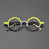 Min Titanium Round Glasses Frame