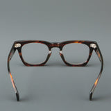 Tunde Retro Acetate Rectangle Glasses Frame