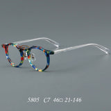 Ron Retro Round Acetate Glasses Frame