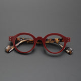 Joao Vintage Acetate Round Glasses Frame