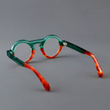 Claus Retro Round Acetate Glasses Frame