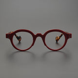 Joao Vintage Acetate Round Glasses Frame