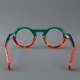 Claus Retro Round Acetate Glasses Frame