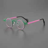 Fadi Titanium Round Glasses Frame