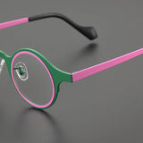 Fadi Titanium Round Glasses Frame