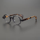 Peh Vintage Acetate Round Glasses Frame