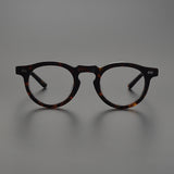 Jon Vintage Acetate Round Glasses Frame