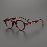 Joao Vintage Acetate Round Glasses Frame