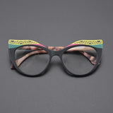 Ray Acetate Cat Eye Glasses Frame