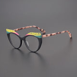 Ray Acetate Cat Eye Glasses Frame