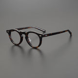 Jon Vintage Acetate Round Glasses Frame