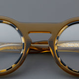 Keri Acetate Round Retro Glasses Frame