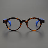 Joao Vintage Acetate Round Glasses Frame