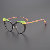 Ray Acetate Cat Eye Glasses Frame