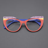 Ray Acetate Cat Eye Glasses Frame